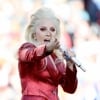 Lady Gaga chante l'hymne national américain au Super Bowl 2016 : photos